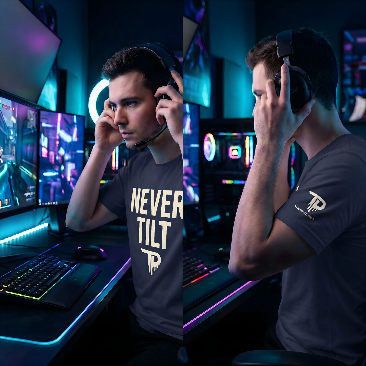 Never Tilt - Mental Fortitude Tee (Dark)