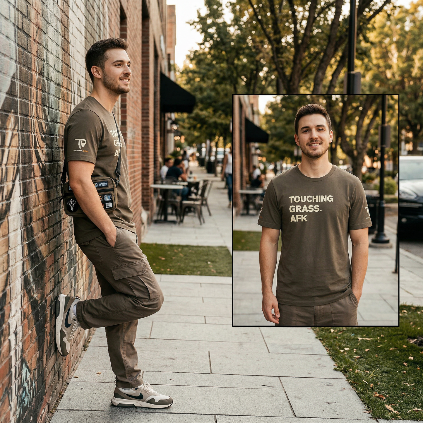 Touch Grass AFK - Lifestyle Tee